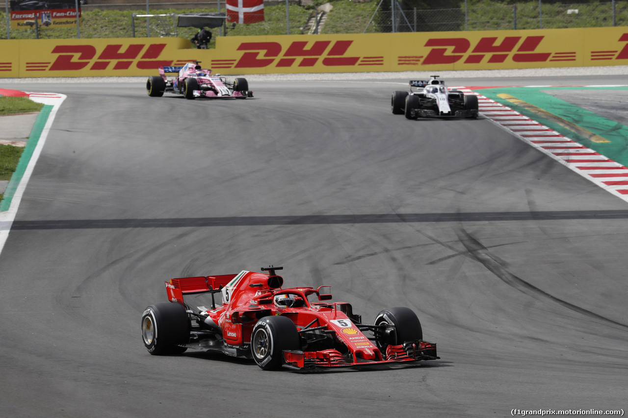 GP SPAGNA, 13.05.2018 - Gara, Sebastian Vettel (GER) Ferrari SF71H