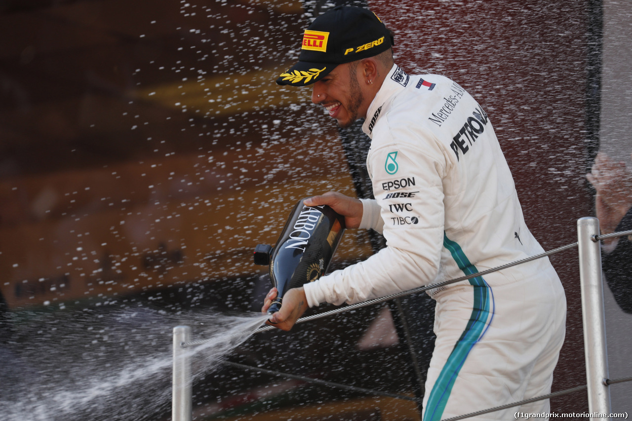 GP SPAGNA, 13.05.2018 - Gara, Lewis Hamilton (GBR) Mercedes AMG F1 W09 vincitore