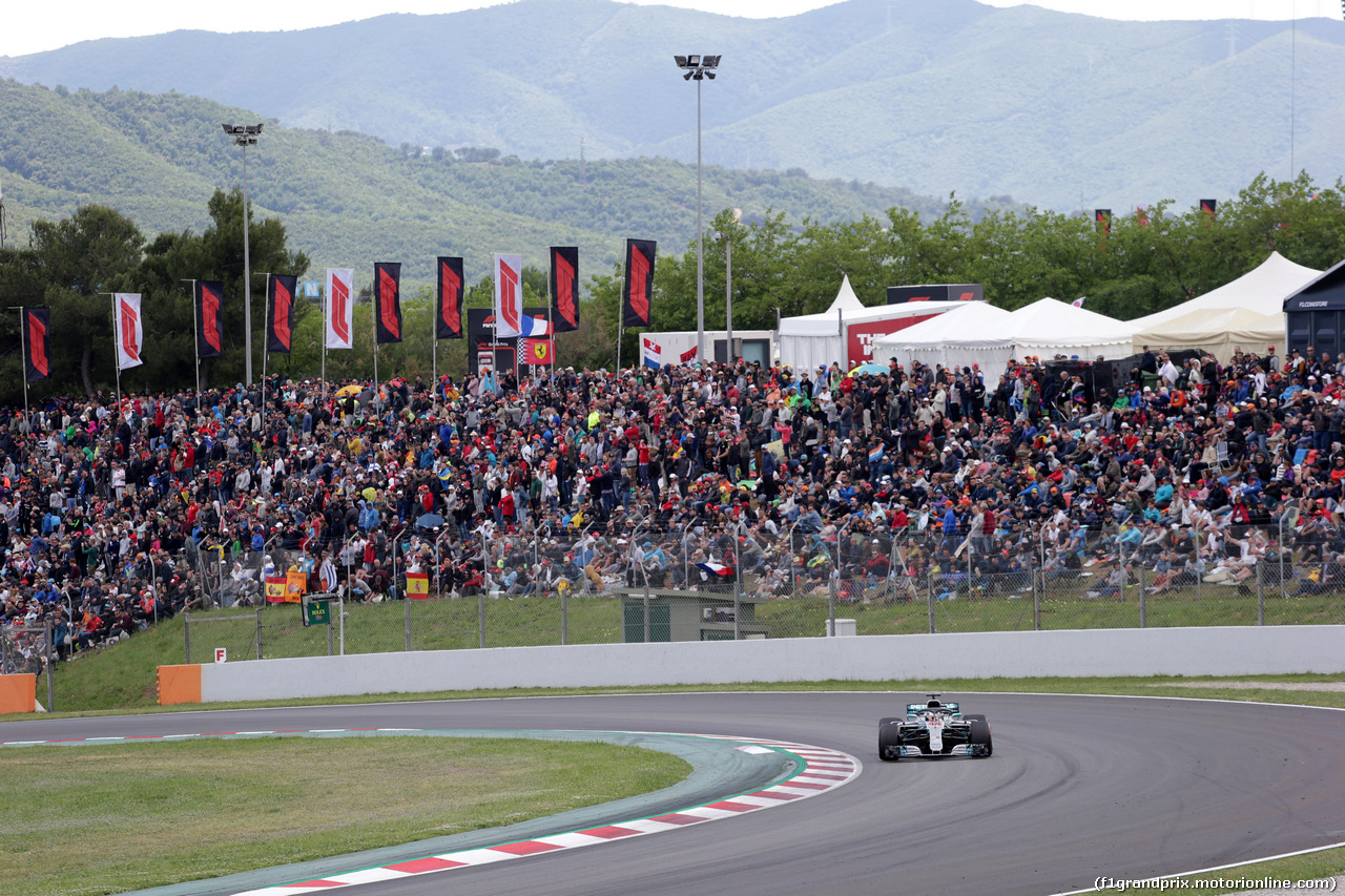 GP SPAGNA, 13.05.2018 - Gara, Lewis Hamilton (GBR) Mercedes AMG F1 W09