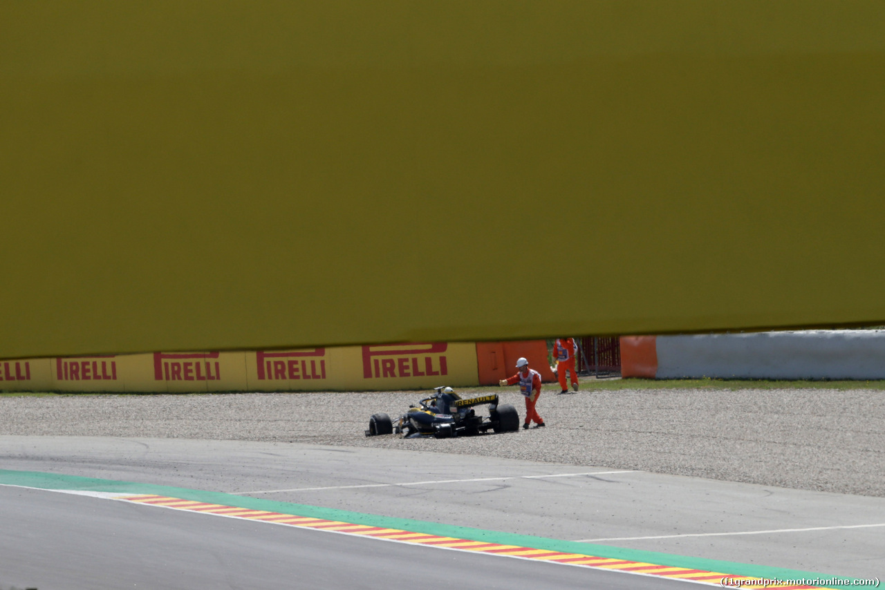 GP SPAGNA, 13.05.2018 - Gara, Nico Hulkenberg (GER) Renault Sport F1 Team RS18 retires from the race