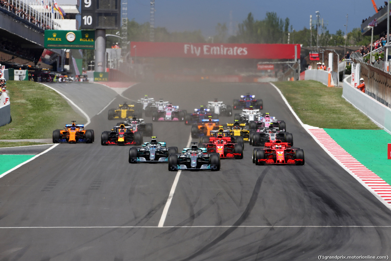 GP SPAGNA, 13.05.2018 - Gara, Start of the race