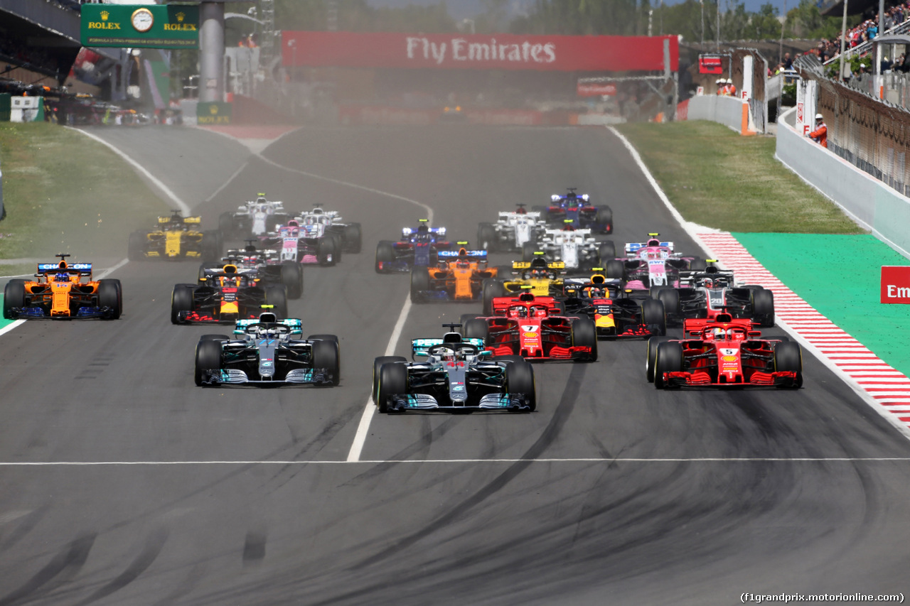 GP SPAGNA, 13.05.2018 - Gara, Start of the race