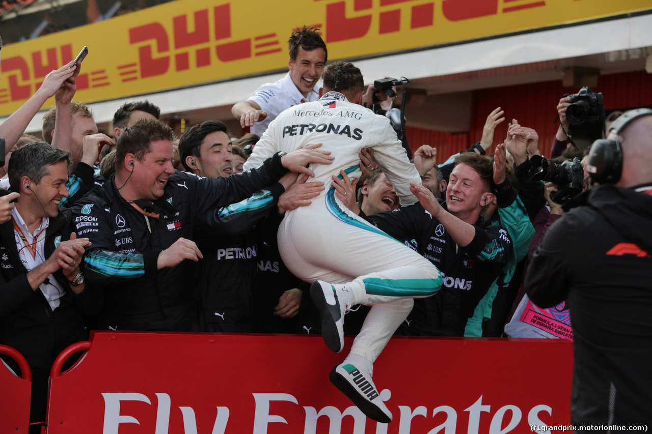 GP SPAGNA, 13.05.2018 - Gara, Lewis Hamilton (GBR) Mercedes AMG F1 W09 vincitore