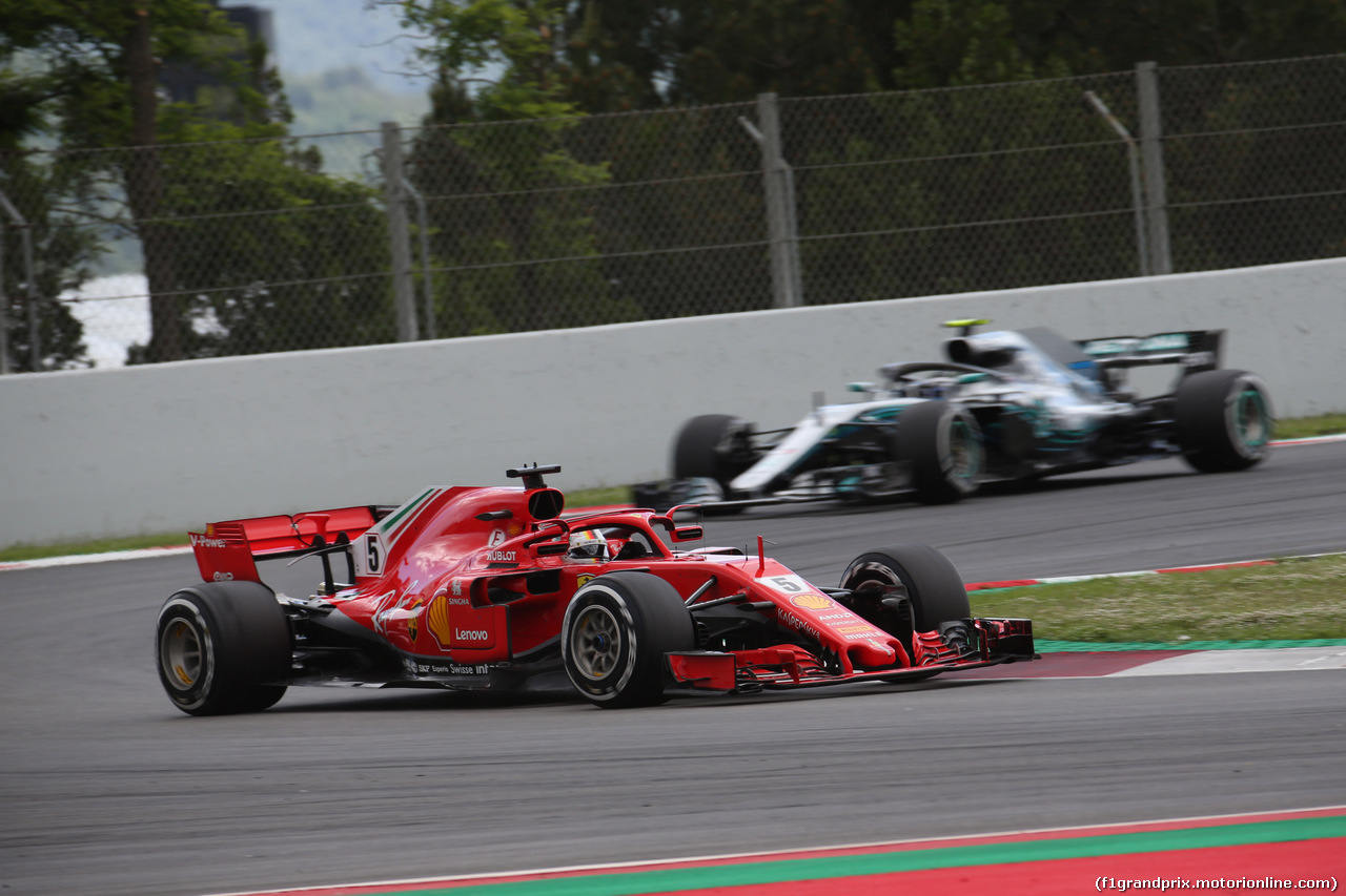 GP SPAGNA, 13.05.2018 - Gara, Sebastian Vettel (GER) Ferrari SF71H