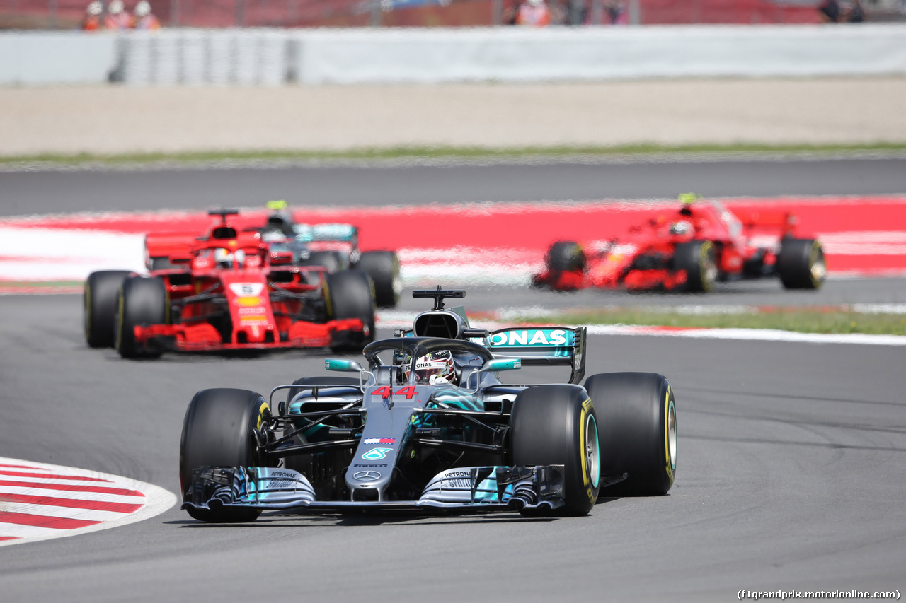 GP SPAGNA, 13.05.2018 - Gara, Lewis Hamilton (GBR) Mercedes AMG F1 W09