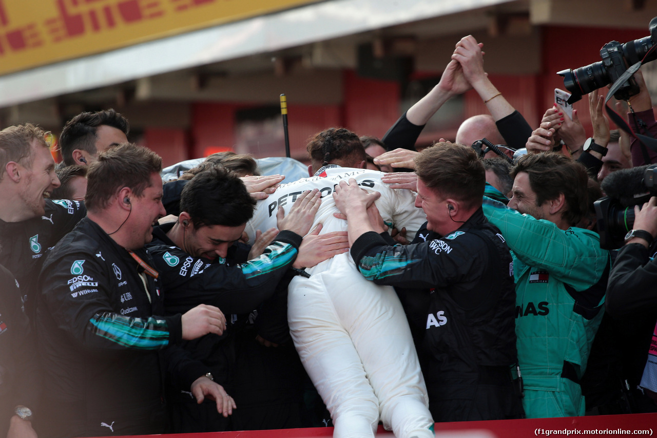 GP SPAGNA, 13.05.2018 - Gara, Lewis Hamilton (GBR) Mercedes AMG F1 W09 vincitore