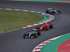 GP SPAGNA, 13.05.2018 - Gara, Lewis Hamilton (GBR) Mercedes AMG F1 W09 davanti a Sebastian Vettel (GER) Ferrari SF71H