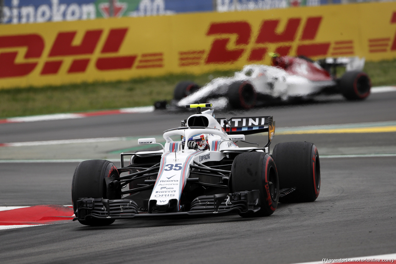 GP SPAGNA, 12.05.2018 - Prove Libere 3, Sergey Sirotkin (RUS) Williams FW41