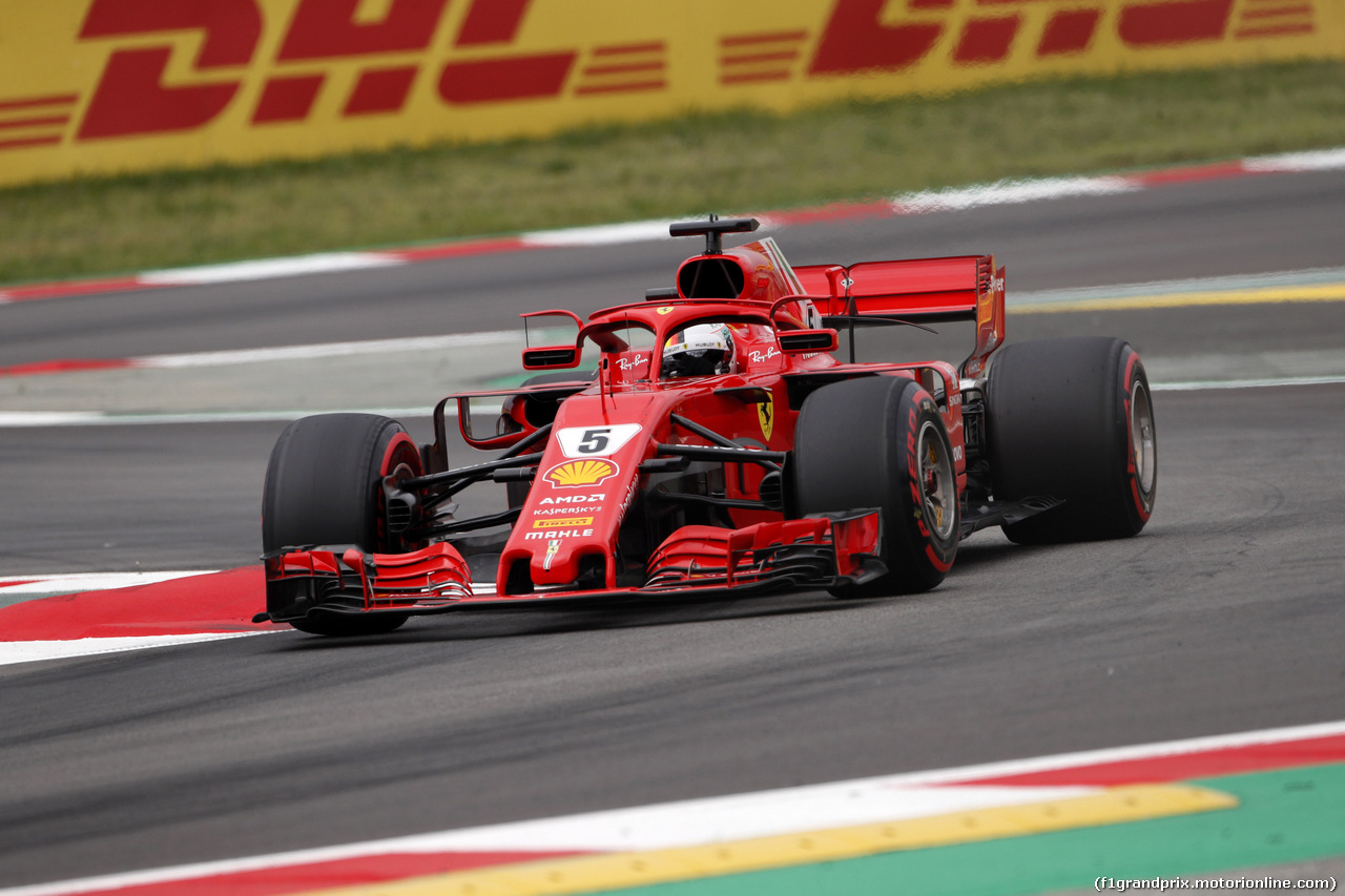 GP SPAGNA, 12.05.2018 - Prove Libere 3, Sebastian Vettel (GER) Ferrari SF71H