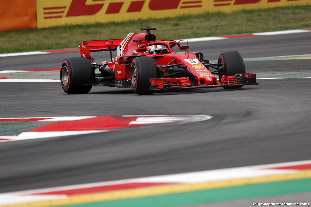 GP SPAGNA, 12.05.2018 - Prove Libere 3, Sebastian Vettel (GER) Ferrari SF71H