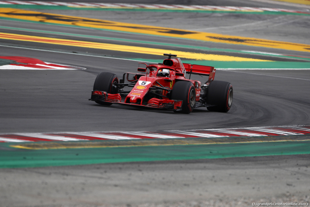 GP SPAGNA, 12.05.2018 - Prove Libere 3, Sebastian Vettel (GER) Ferrari SF71H