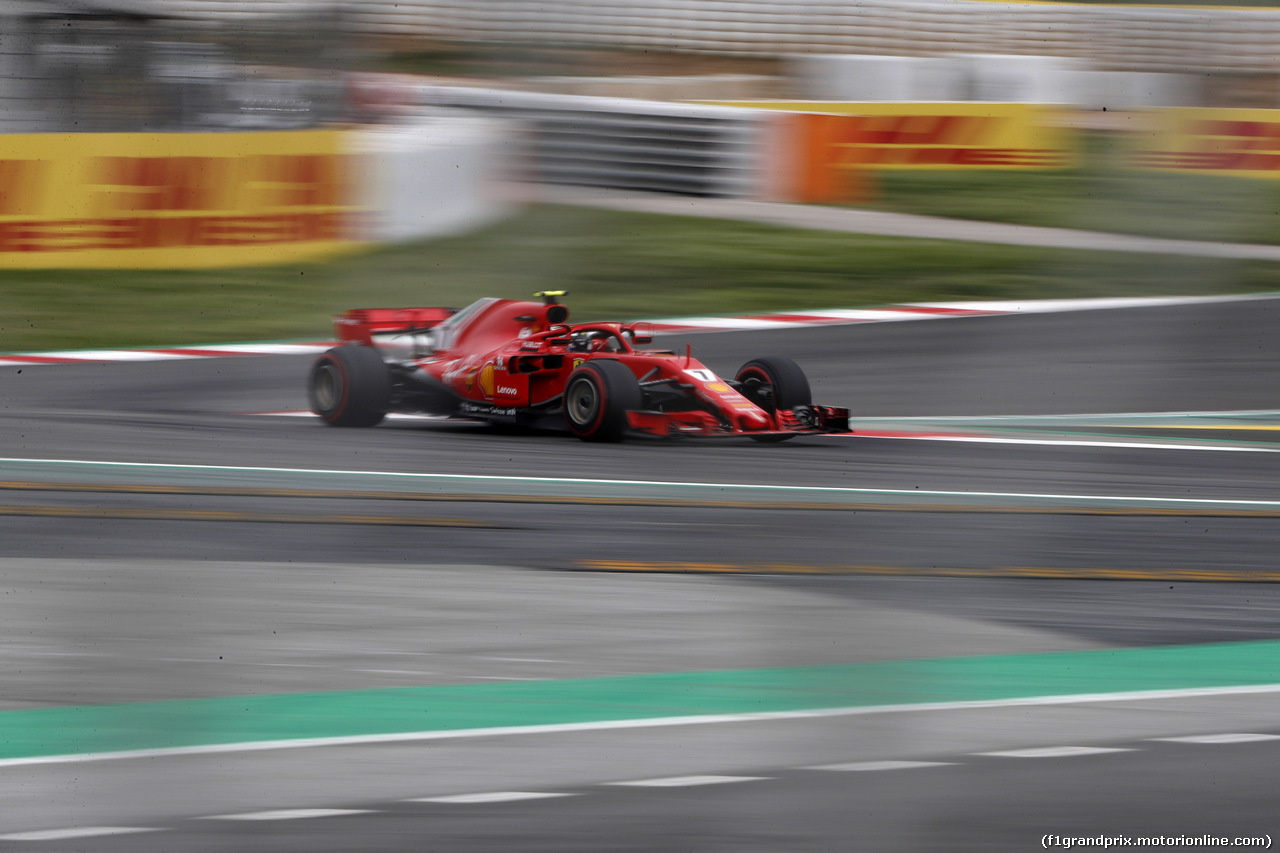 GP SPAGNA, 12.05.2018 - Prove Libere 3, Kimi Raikkonen (FIN) Ferrari SF71H