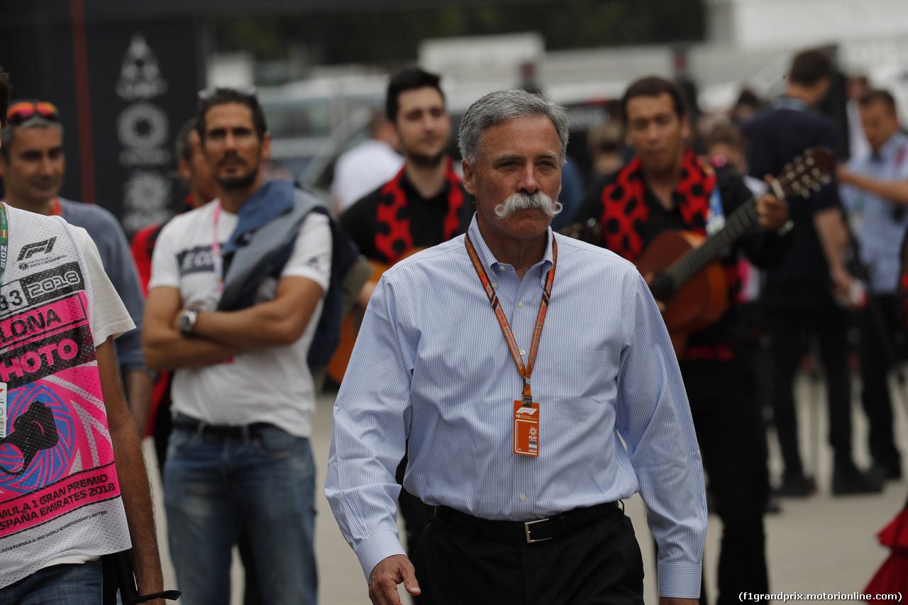 GP SPAGNA, 12.05.2018 - Prove Libere 3, Chase Carey (USA) Formula One Group Chairman