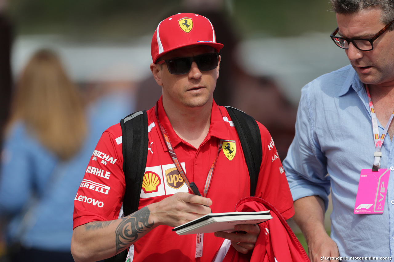 GP SPAGNA, 12.05.2018 - Prove Libere 3, Kimi Raikkonen (FIN) Ferrari SF71H