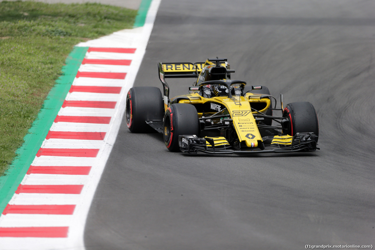 GP SPAGNA, 12.05.2018 - Prove Libere 3, Nico Hulkenberg (GER) Renault Sport F1 Team RS18