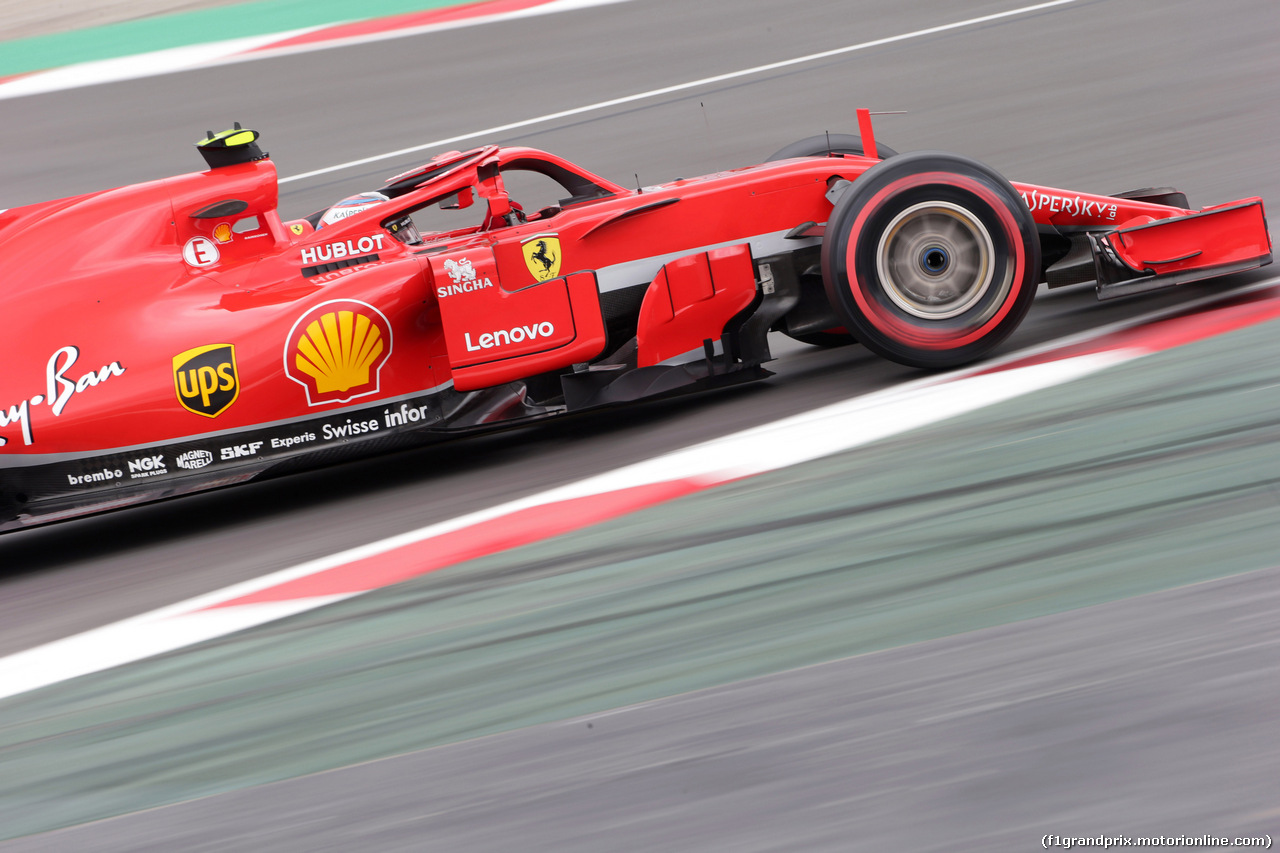 GP SPAGNA, 12.05.2018 - Prove Libere 3, Kimi Raikkonen (FIN) Ferrari SF71H