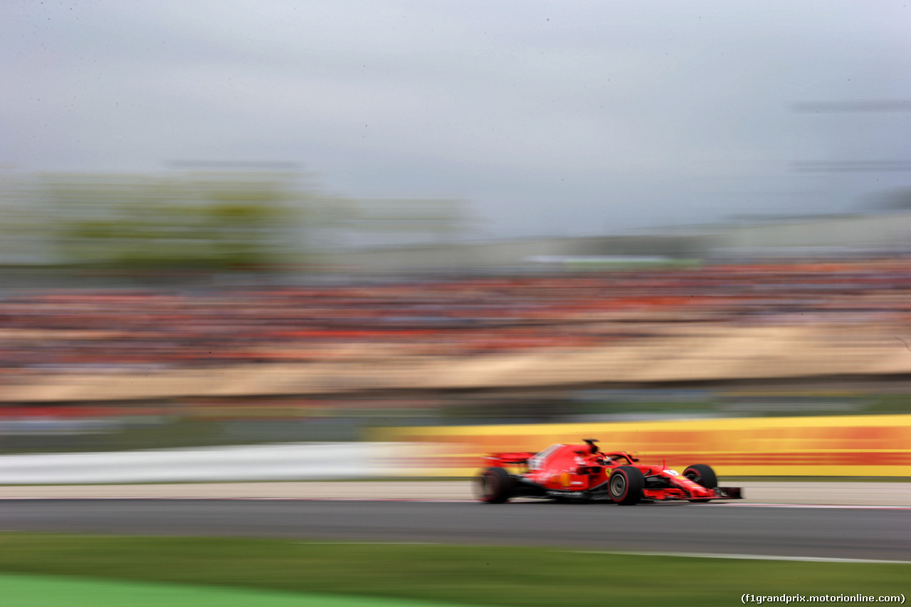 GP SPAGNA, 12.05.2018 - Prove Libere 3, Sebastian Vettel (GER) Ferrari SF71H