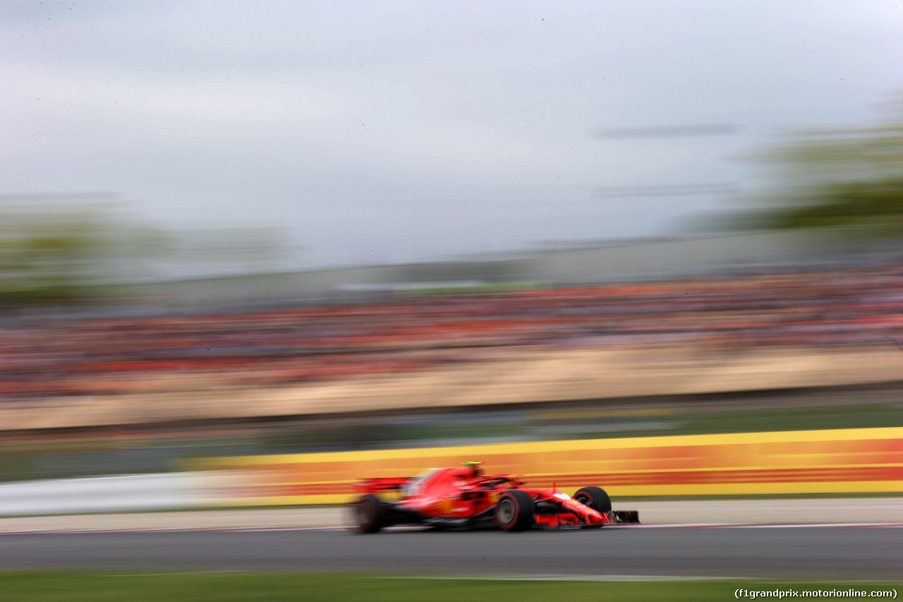 GP SPAGNA, 12.05.2018 - Prove Libere 3, Kimi Raikkonen (FIN) Ferrari SF71H