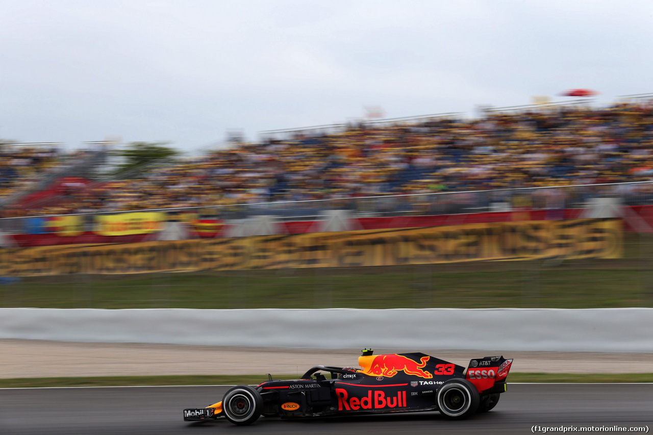 GP SPAGNA, 12.05.2018 - Prove Libere 3, Max Verstappen (NED) Red Bull Racing RB14
