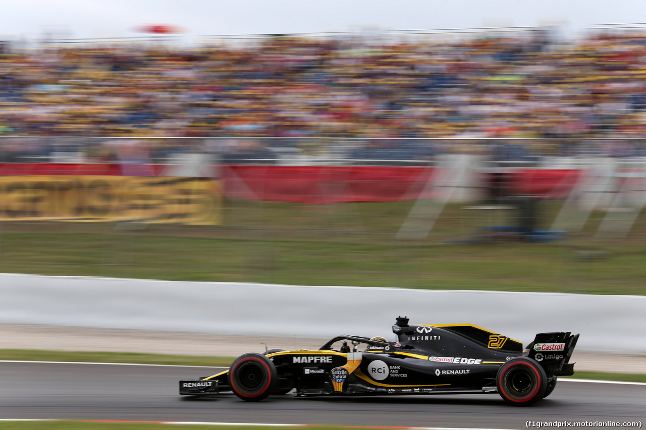 GP SPAGNA, 12.05.2018 - Prove Libere 3, Nico Hulkenberg (GER) Renault Sport F1 Team RS18