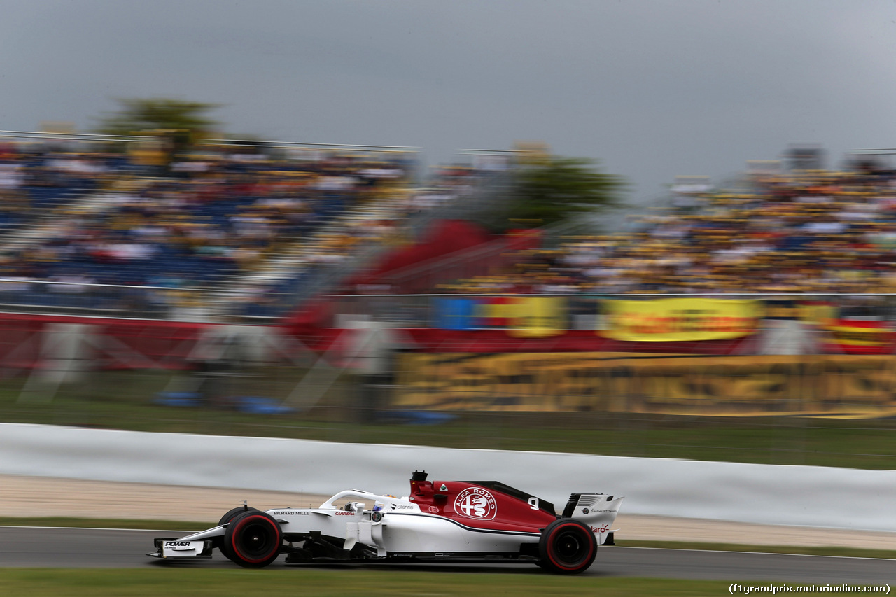 GP SPAGNA, 12.05.2018 - Prove Libere 3, Marcus Ericsson (SUE) Sauber C37