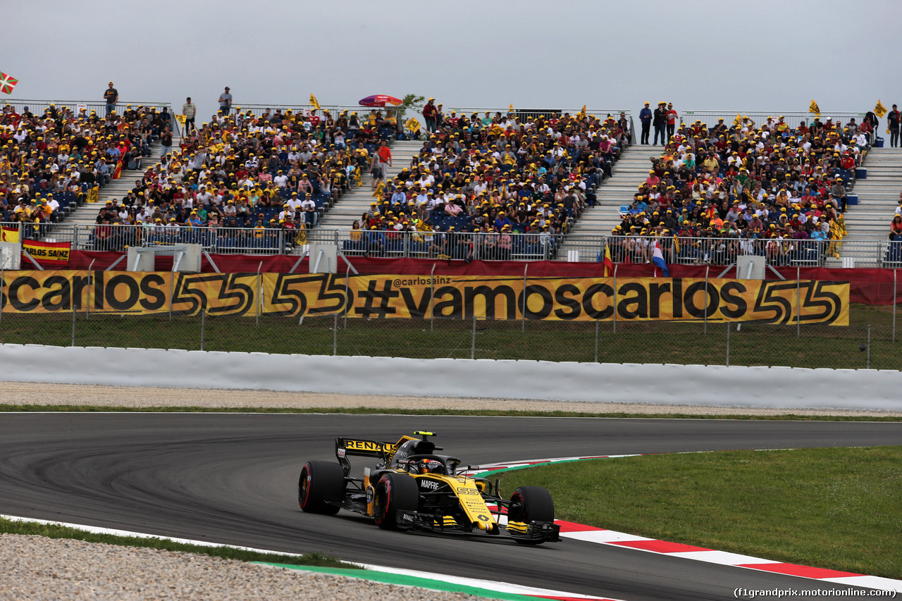 GP SPAGNA, 12.05.2018 - Prove Libere 3, Carlos Sainz Jr (ESP) Renault Sport F1 Team RS18