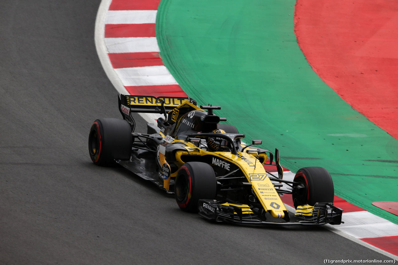 GP SPAGNA, 12.05.2018 - Prove Libere 3, Nico Hulkenberg (GER) Renault Sport F1 Team RS18