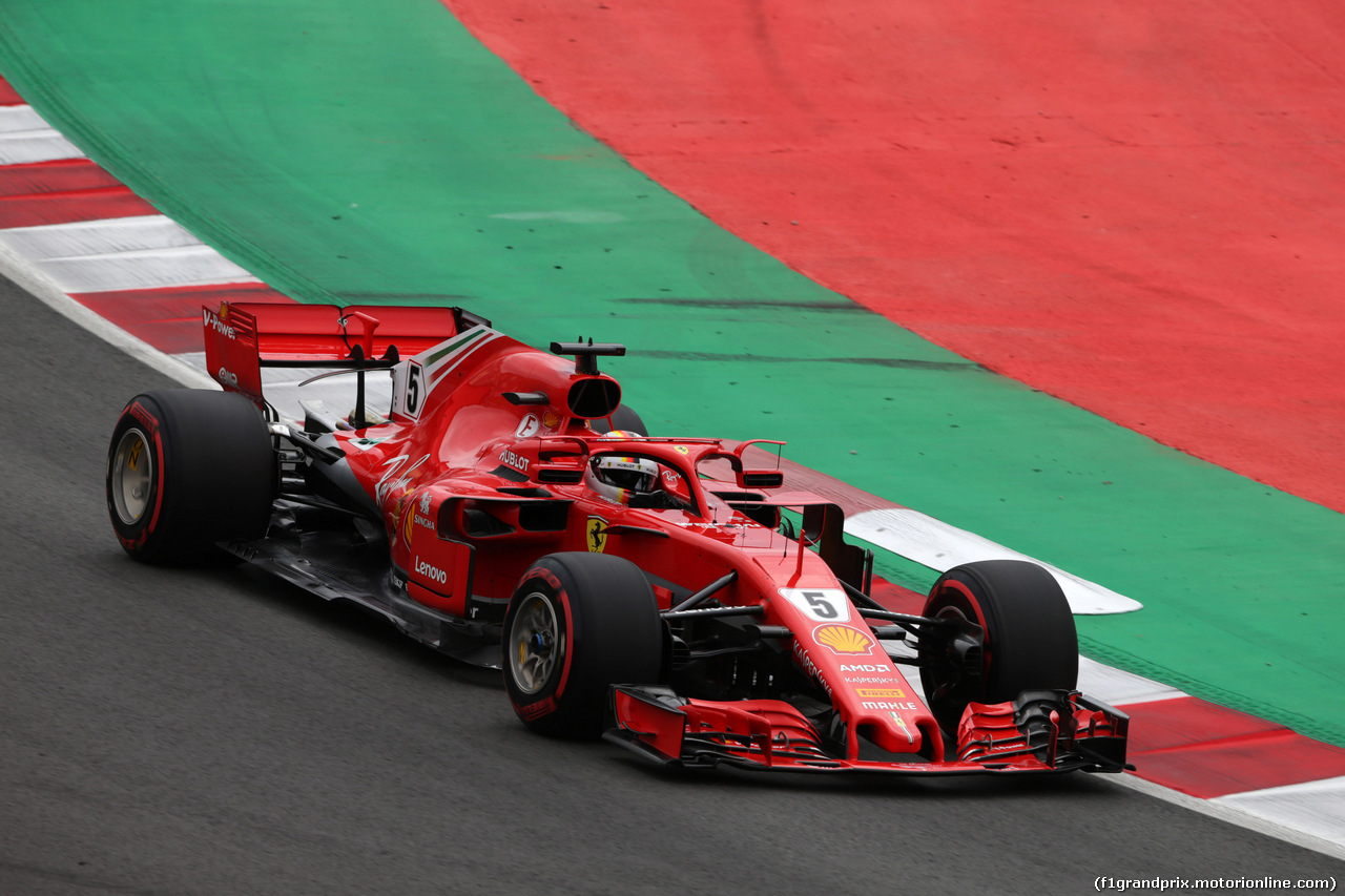 GP SPAGNA, 12.05.2018 - Prove Libere 3, Sebastian Vettel (GER) Ferrari SF71H