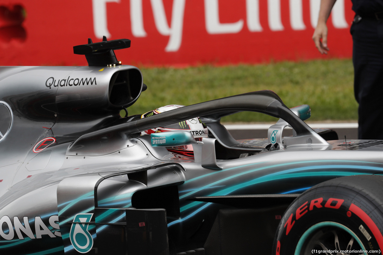 GP SPAGNA, 12.05.2018 - Qualifiche, Lewis Hamilton (GBR) Mercedes AMG F1 W09 pole position