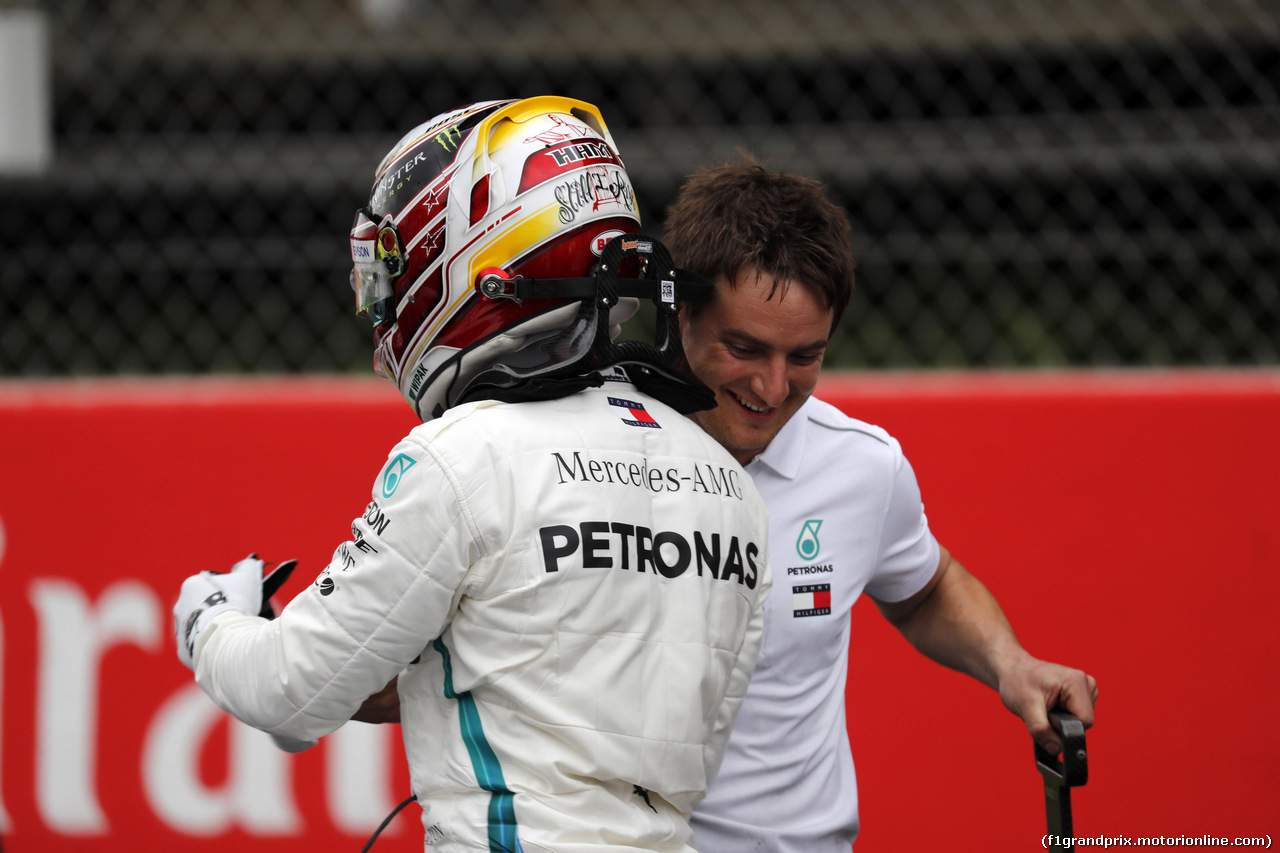 GP SPAGNA, 12.05.2018 - Qualifiche, Lewis Hamilton (GBR) Mercedes AMG F1 W09 pole position