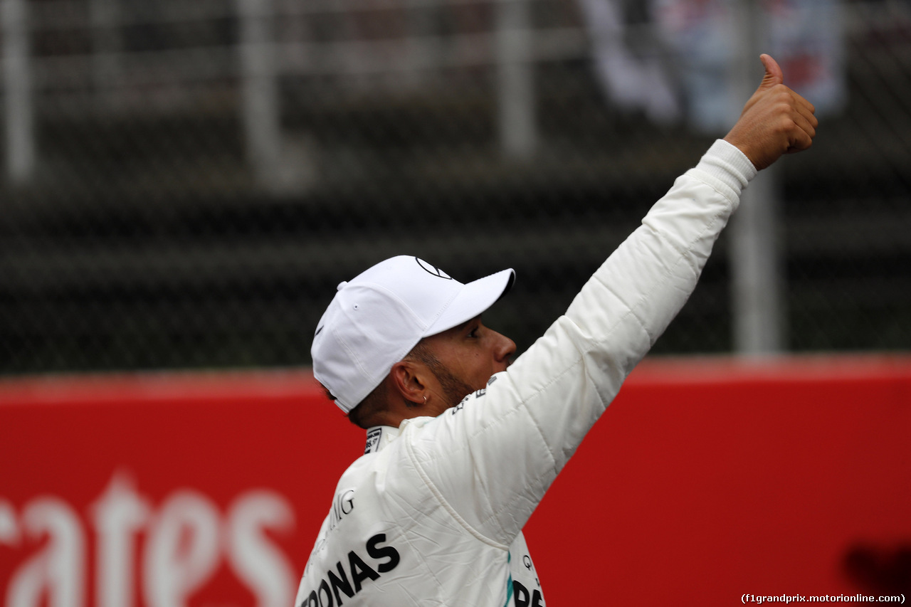 GP SPAGNA, 12.05.2018 - Qualifiche, Lewis Hamilton (GBR) Mercedes AMG F1 W09 pole position