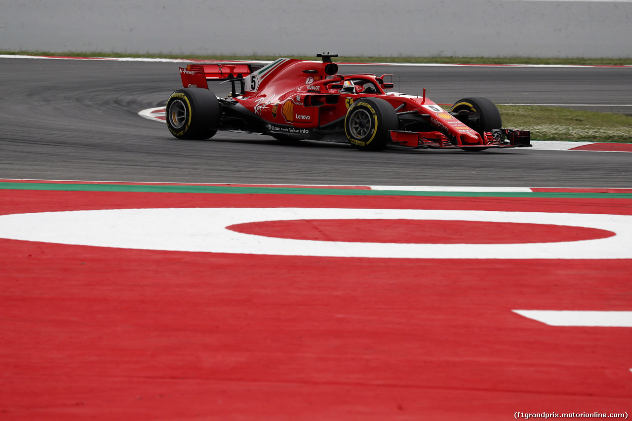 GP SPAGNA, 12.05.2018 - Qualifiche, Sebastian Vettel (GER) Ferrari SF71H