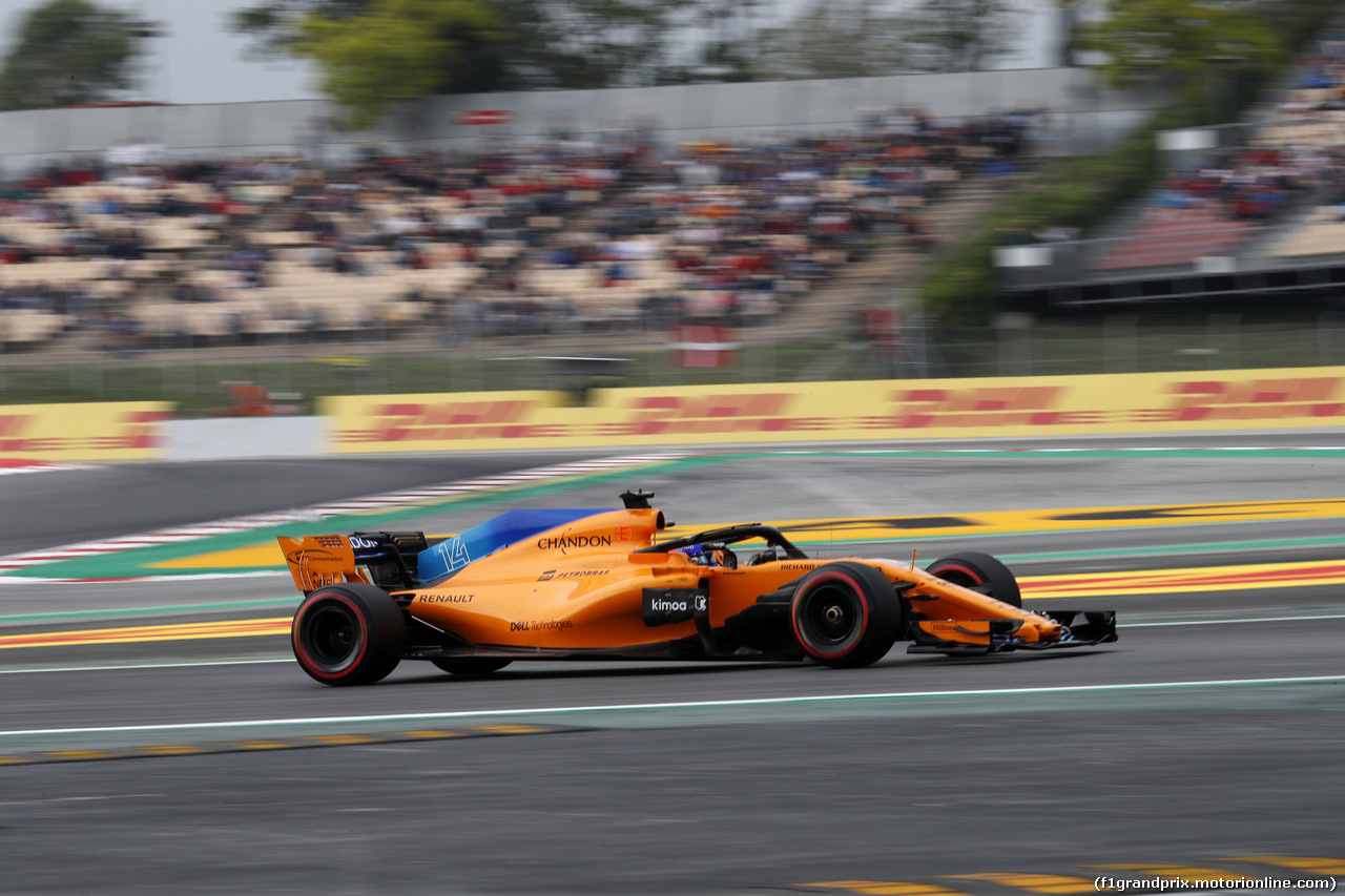 GP SPAGNA, 12.05.2018 - Qualifiche, Fernando Alonso (ESP) McLaren MCL33