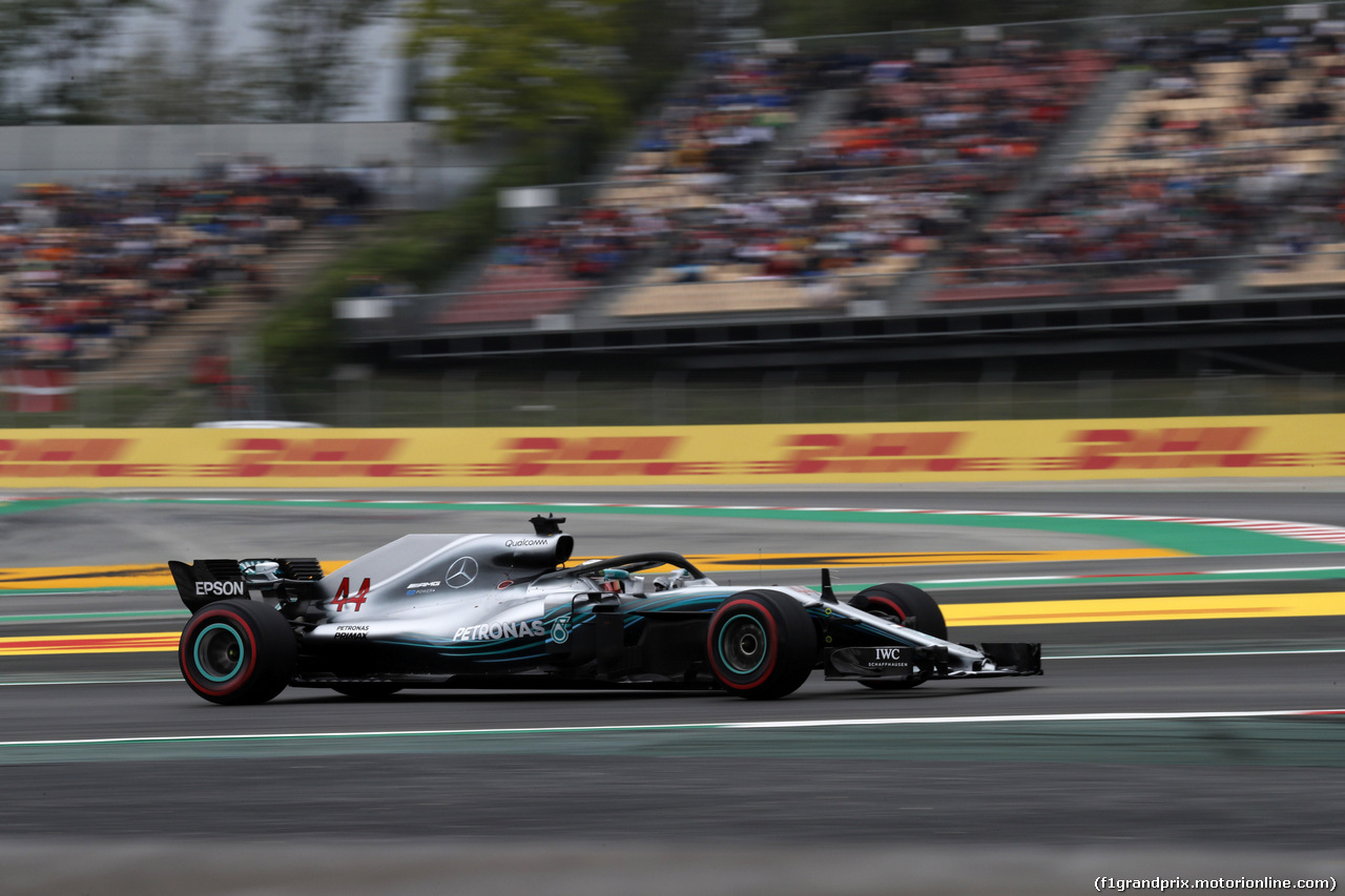 GP SPAGNA, 12.05.2018 - Qualifiche, Lewis Hamilton (GBR) Mercedes AMG F1 W09