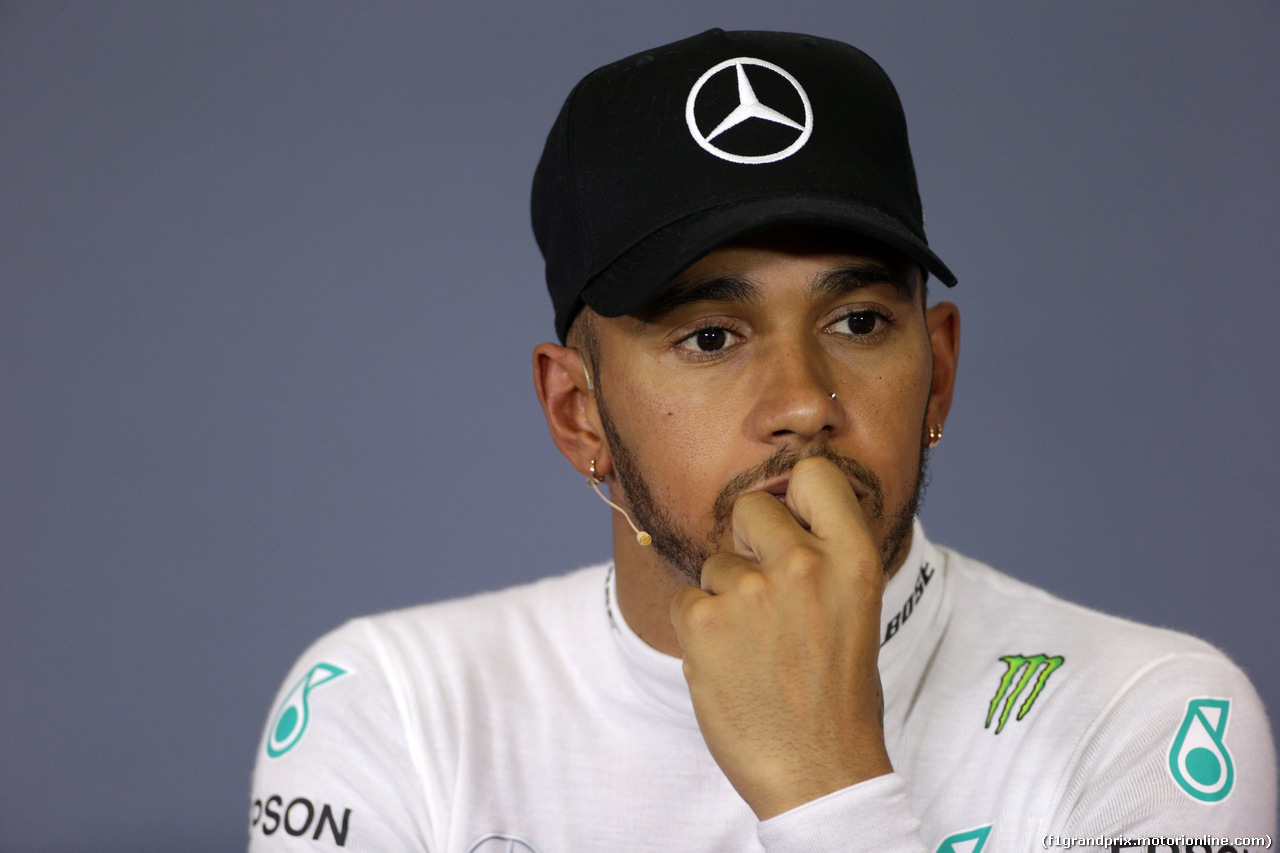 GP SPAGNA, 12.05.2018 - Qualifiche, Conferenza Stampa, Lewis Hamilton (GBR) Mercedes AMG F1 W09