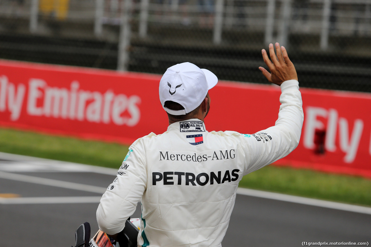GP SPAGNA, 12.05.2018 - Qualifiche, Lewis Hamilton (GBR) Mercedes AMG F1 W09 pole position
