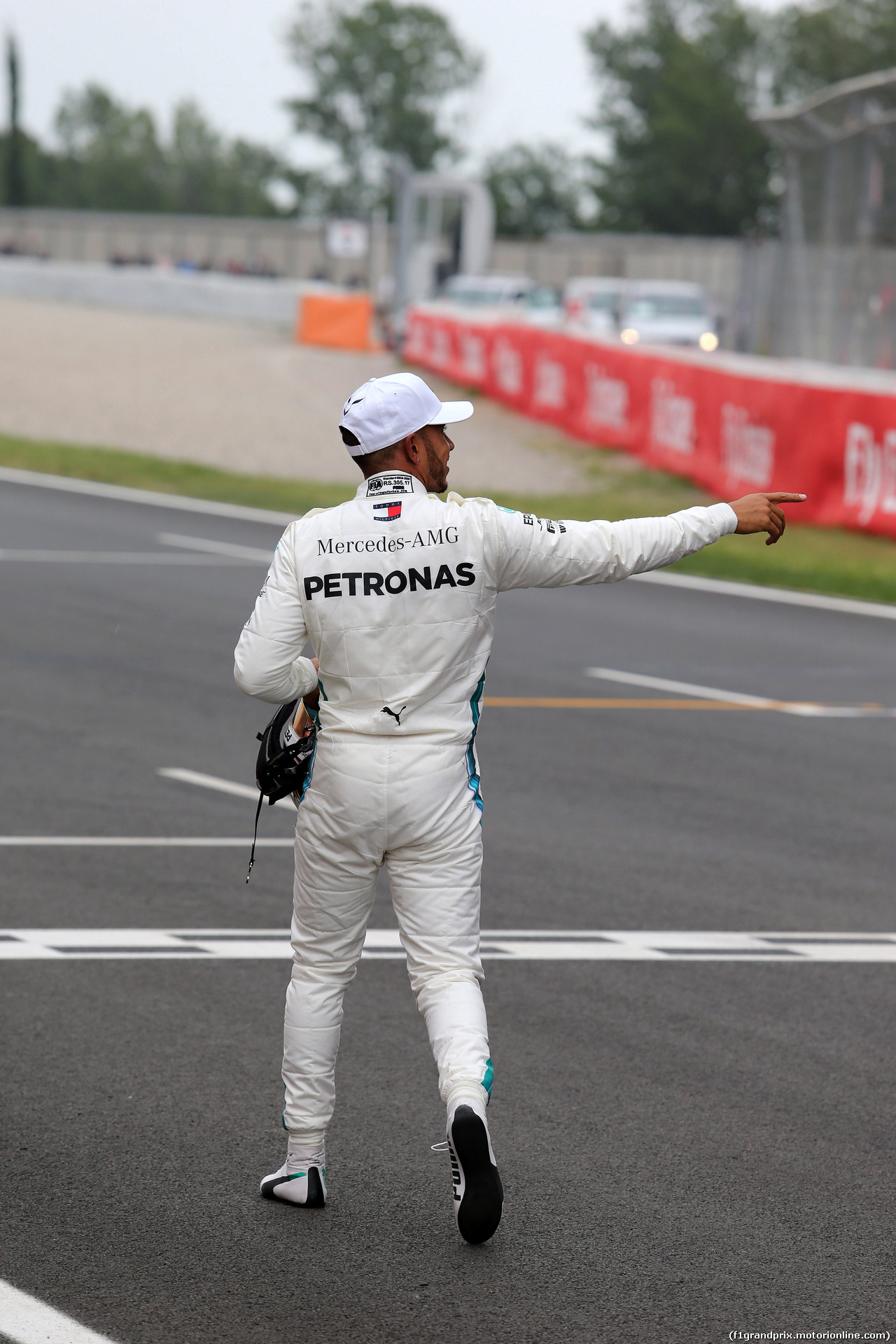 GP SPAGNA, 12.05.2018 - Qualifiche, Lewis Hamilton (GBR) Mercedes AMG F1 W09 pole position