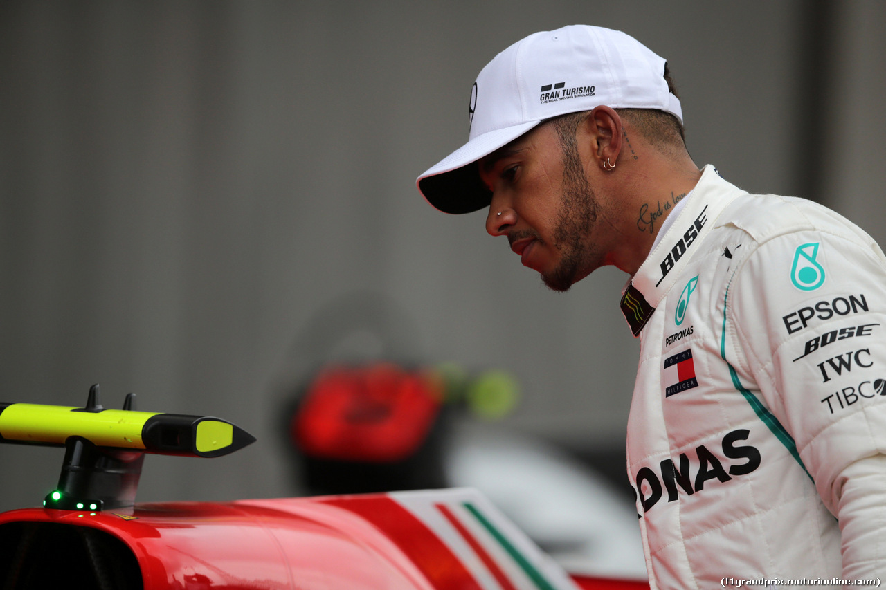 GP SPAGNA, 12.05.2018 - Qualifiche, Lewis Hamilton (GBR) Mercedes AMG F1 W09 pole position
