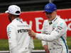 GP SPAGNA, 12.05.2018 - Qualifiche, Lewis Hamilton (GBR) Mercedes AMG F1 W09 pole position e 2nd place Valtteri Bottas (FIN) Mercedes AMG F1 W09