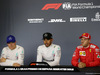 GP SPAGNA, 12.05.2018 - Qualifiche, Conferenza Stampa, Valtteri Bottas (FIN) Mercedes AMG F1 W09, Lewis Hamilton (GBR) Mercedes AMG F1 W09 e Sebastian Vettel (GER) Ferrari SF71H