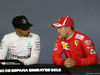 GP SPAGNA, 12.05.2018 - Qualifiche, Conferenza Stampa, Lewis Hamilton (GBR) Mercedes AMG F1 W09 e Sebastian Vettel (GER) Ferrari SF71H