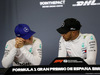 GP SPAGNA, 12.05.2018 - Qualifiche, Conferenza Stampa, Valtteri Bottas (FIN) Mercedes AMG F1 W09 e Lewis Hamilton (GBR) Mercedes AMG F1 W09