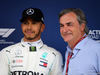 GP SPAGNA, 12.05.2018 - Qualifiche, Lewis Hamilton (GBR) Mercedes AMG F1 W09 e Carlos Sainz (ESP) WRC Champion former