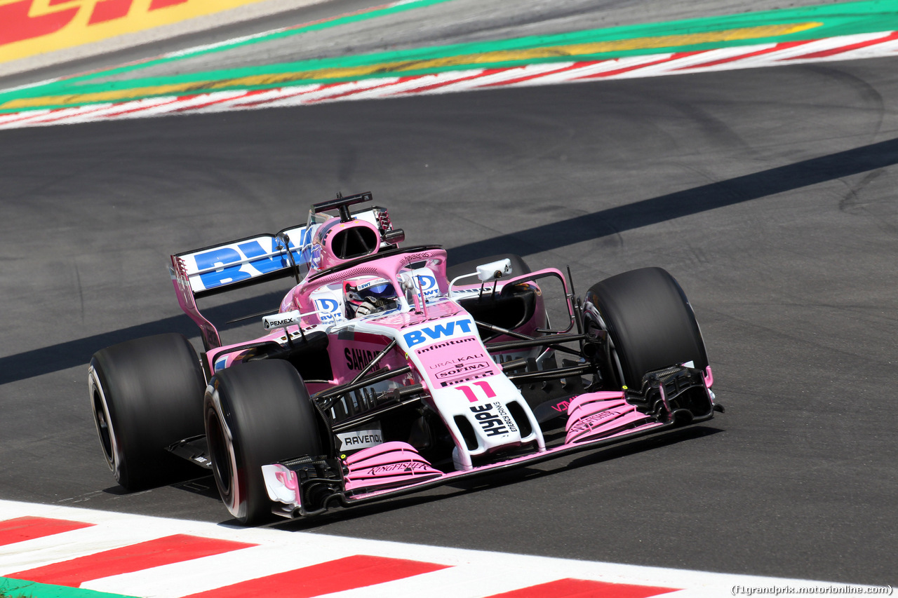 GP SPAGNA, 11.05.2018 - Prove Libere 1, Sergio Perez (MEX) Sahara Force India F1 VJM011