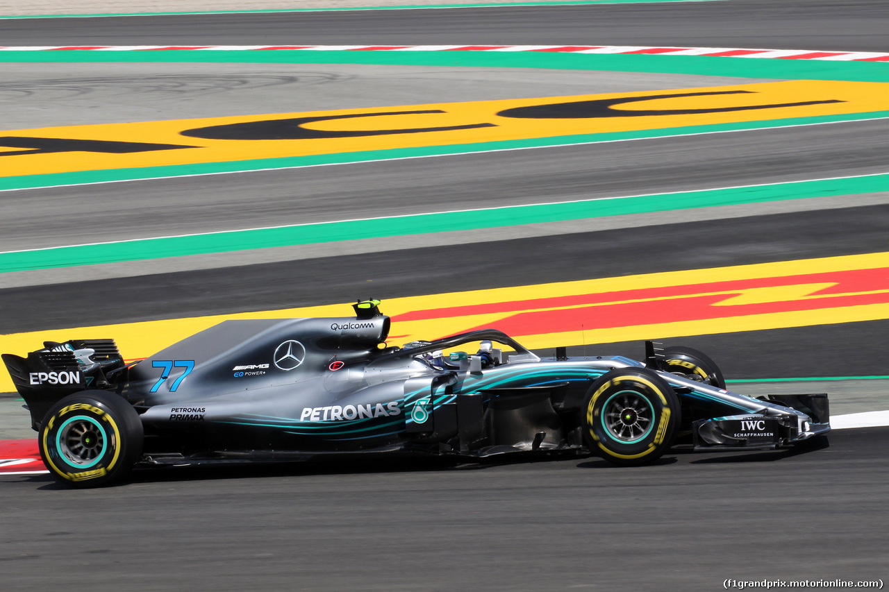 GP SPAGNA, 11.05.2018 - Prove Libere 1, Valtteri Bottas (FIN) Mercedes AMG F1 W09