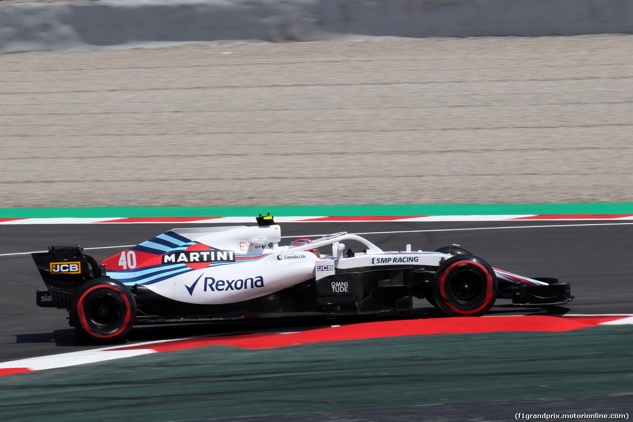 GP SPAGNA, 11.05.2018 - Prove Libere 1, Robert Kubica (POL) Williams FW41 Reserve e Development Driver