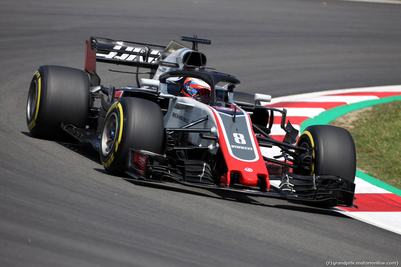 GP SPAGNA, 11.05.2018 - Prove Libere 1, Romain Grosjean (FRA) Haas F1 Team VF-18