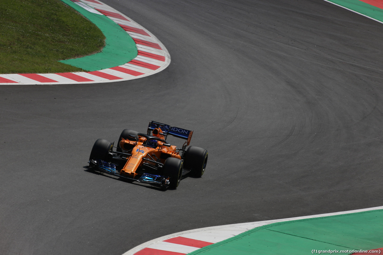 GP SPAGNA, 11.05.2018 - Prove Libere 1, Fernando Alonso (ESP) McLaren MCL33
