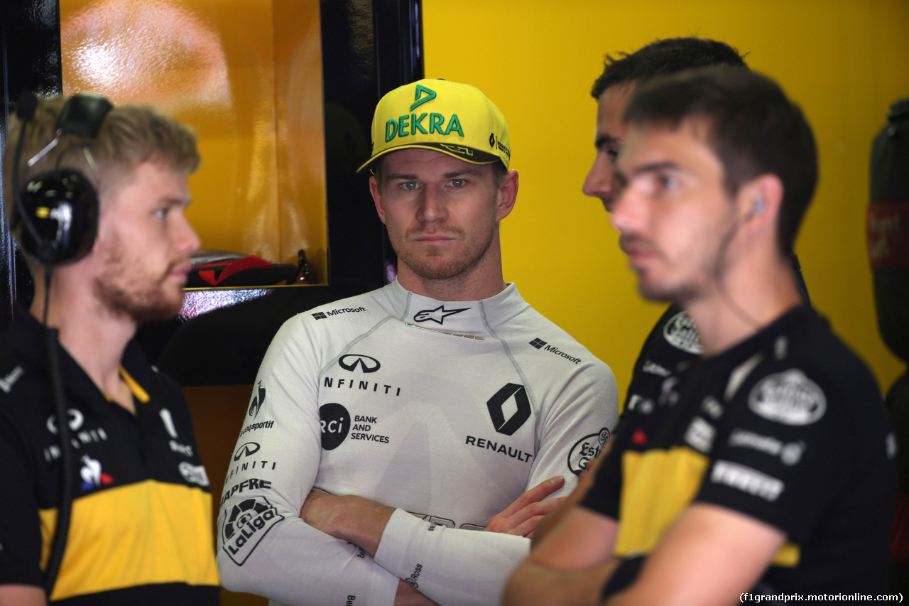 GP SPAGNA, 11.05.2018 - Prove Libere 1, Nico Hulkenberg (GER) Renault Sport F1 Team RS18