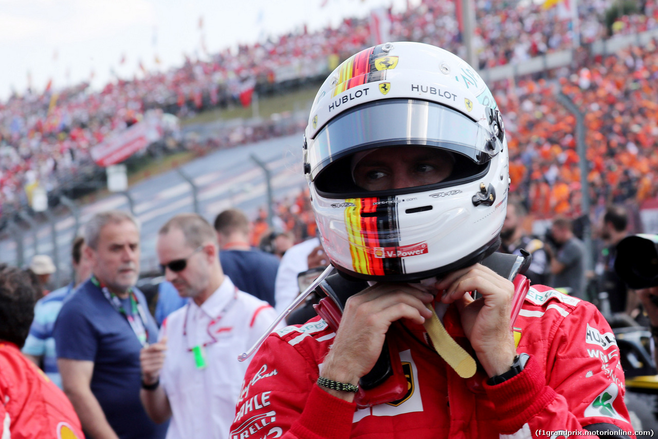 GP UNGHERIA, 29.07.2018 - Gara, Sebastian Vettel (GER) Ferrari SF71H
